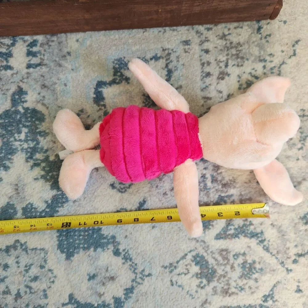 Disney Store 12" Piglet Winnie the Pooh Stuffed Animal Plush - Picture 9 of 9